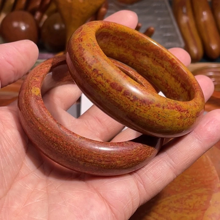 红砭石精品款手镯两个装