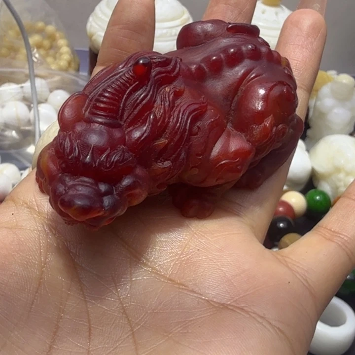 非洲紫檀（红花梨）龙香貔貅