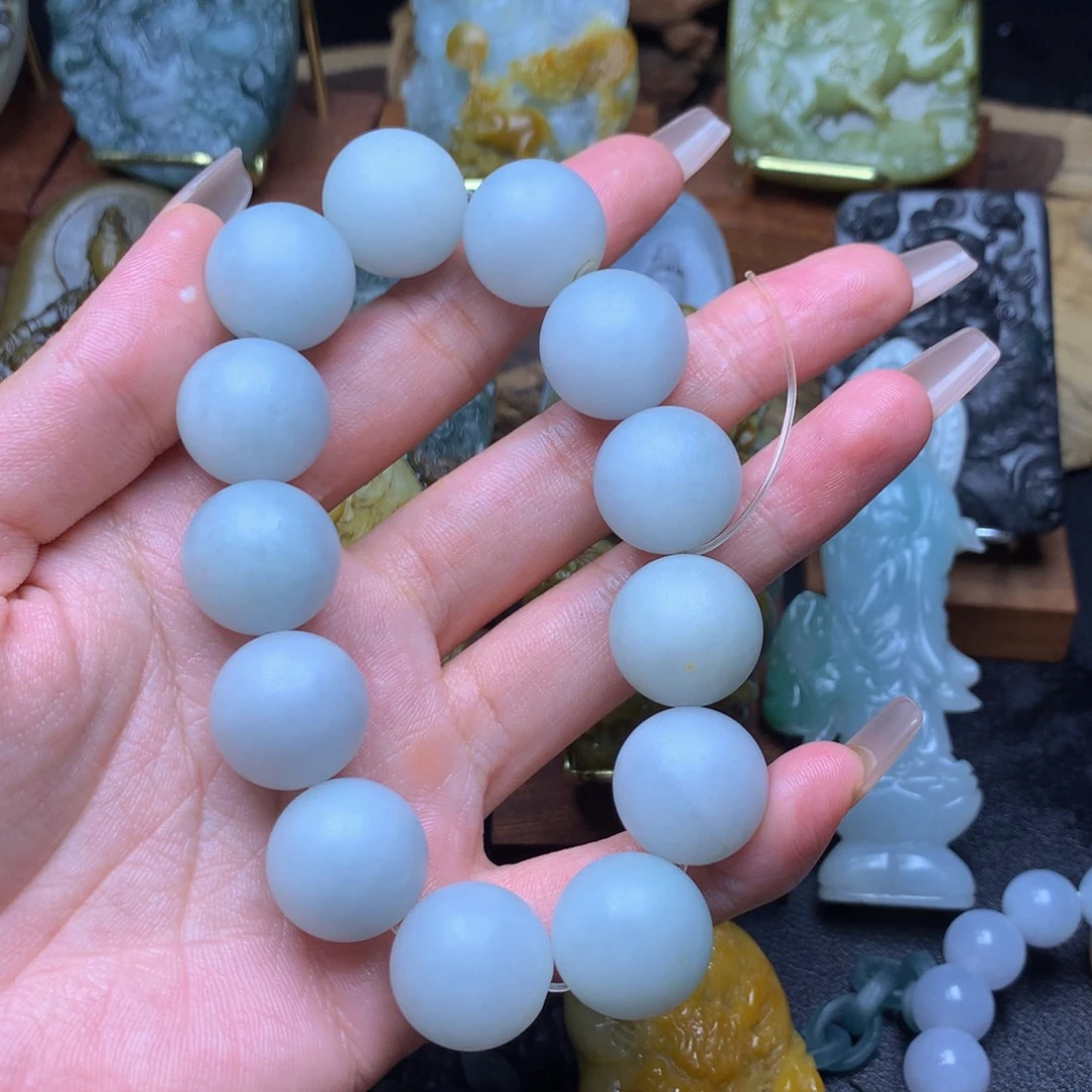 叠***雨定制翡翠未镶嵌翡翠