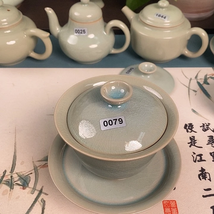 瓷杯子0079 青鸾汝瓷汝州发货
