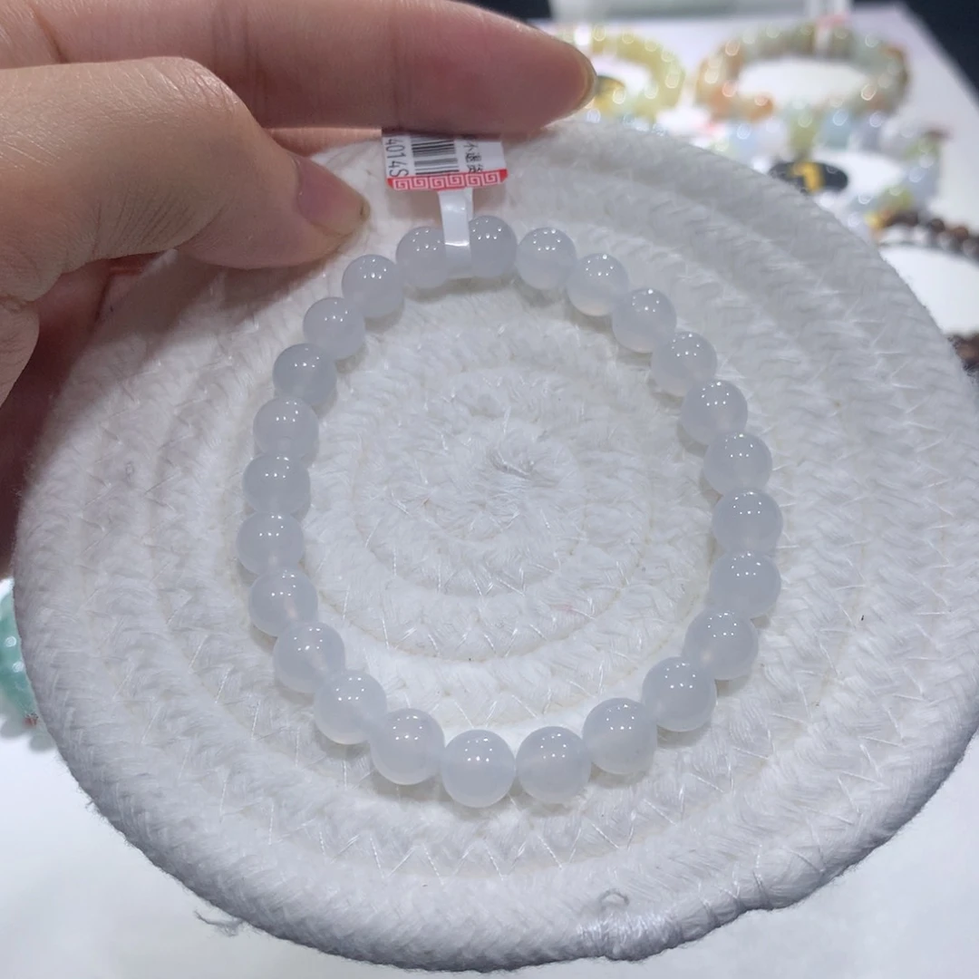 未镶嵌手链翡翠卡7．4