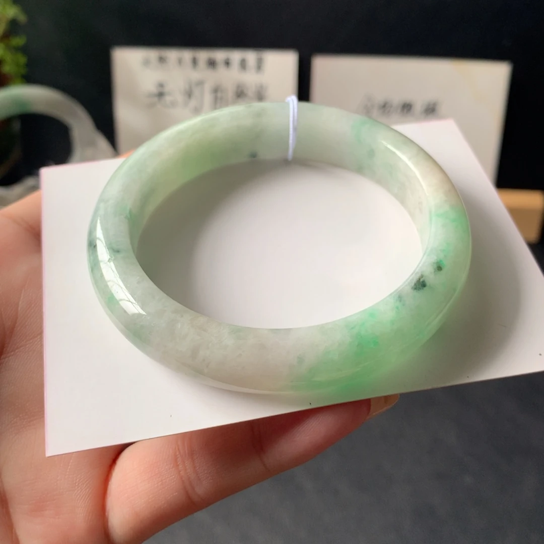翡翠未镶嵌手镯33号55.5-12.-8.3