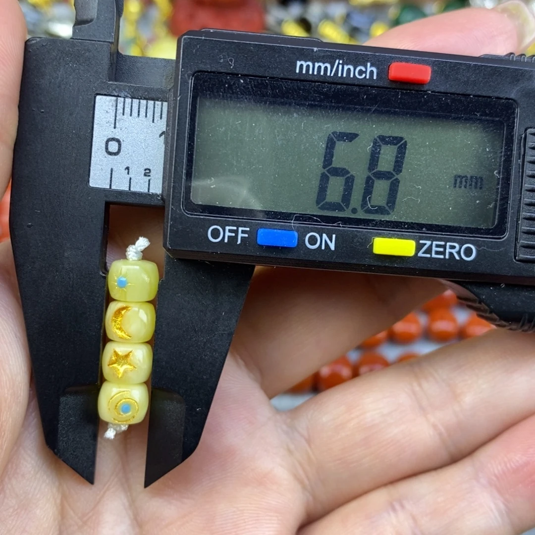 蜜蜡未镶嵌裸石套装6mm