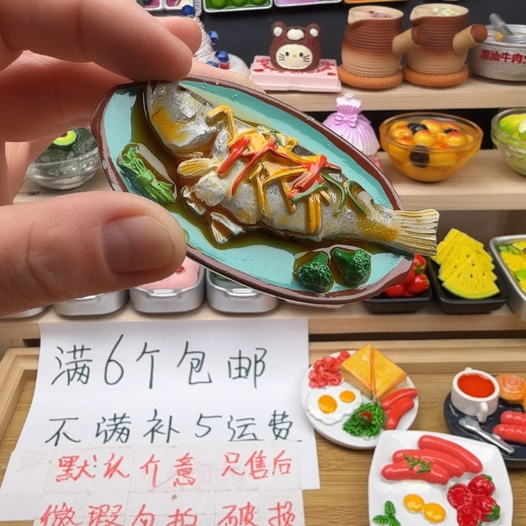 合成树脂食玩冰箱贴 凭开箱视频售后