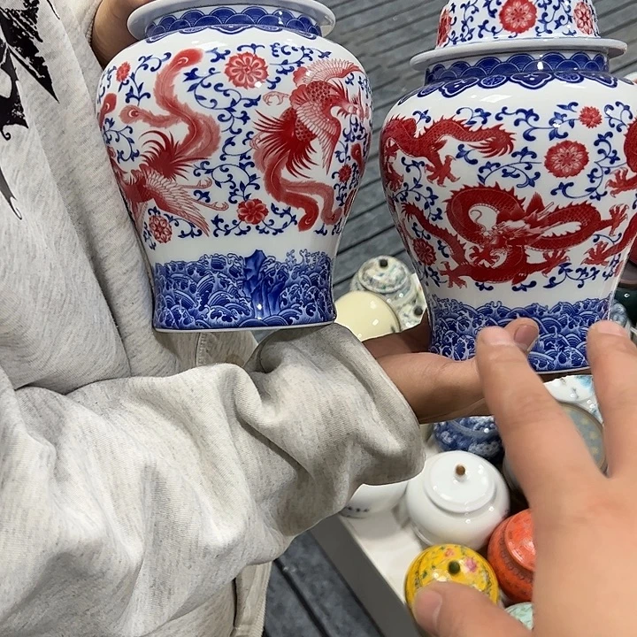 茶叶罐陶瓷家用储物罐瑕疵福利品介意勿拍