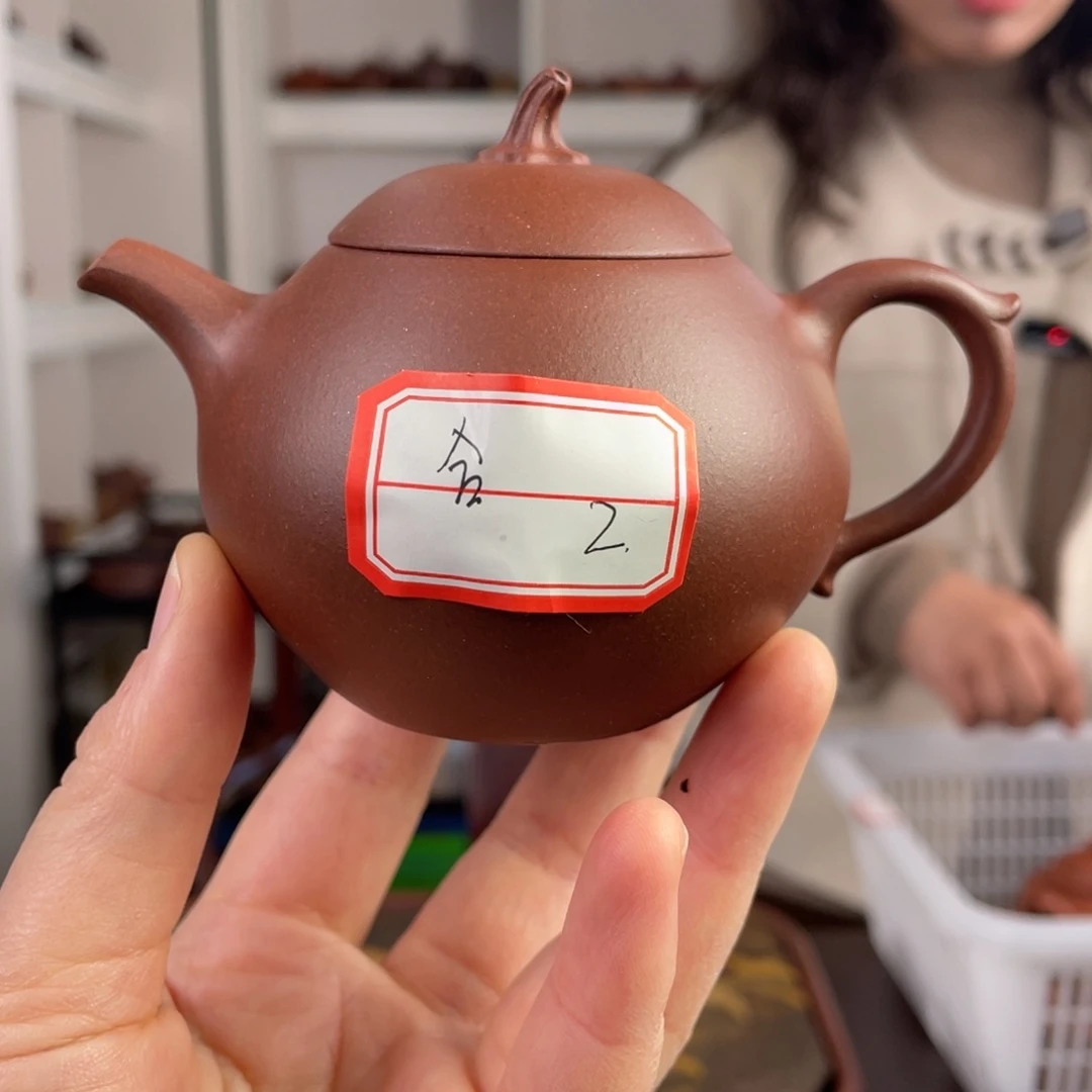 紫砂茶壶微瑕甜瓜160cc