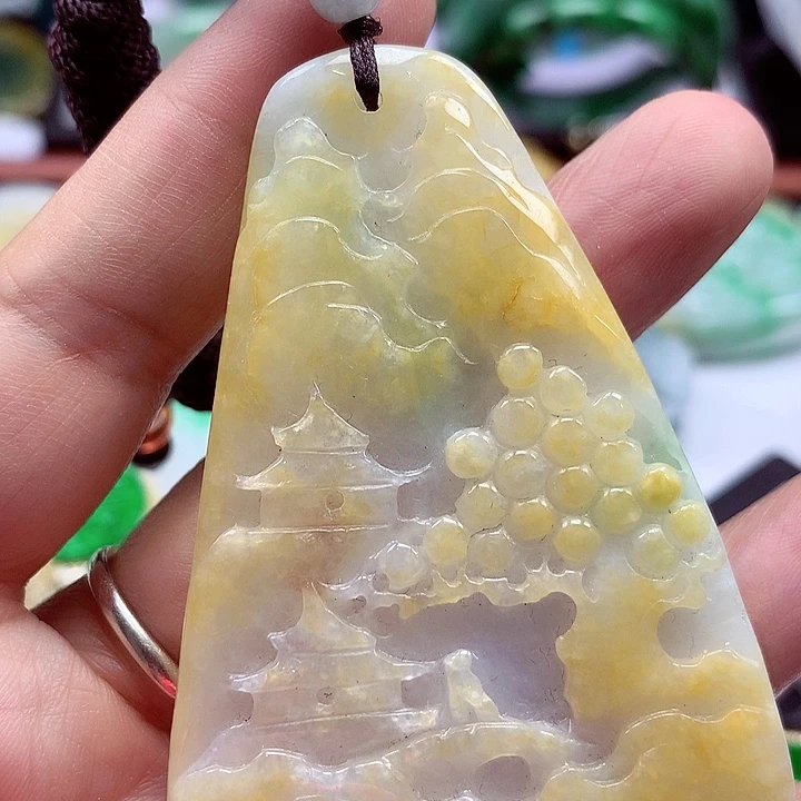 颈饰未镶嵌翡翠翡翠