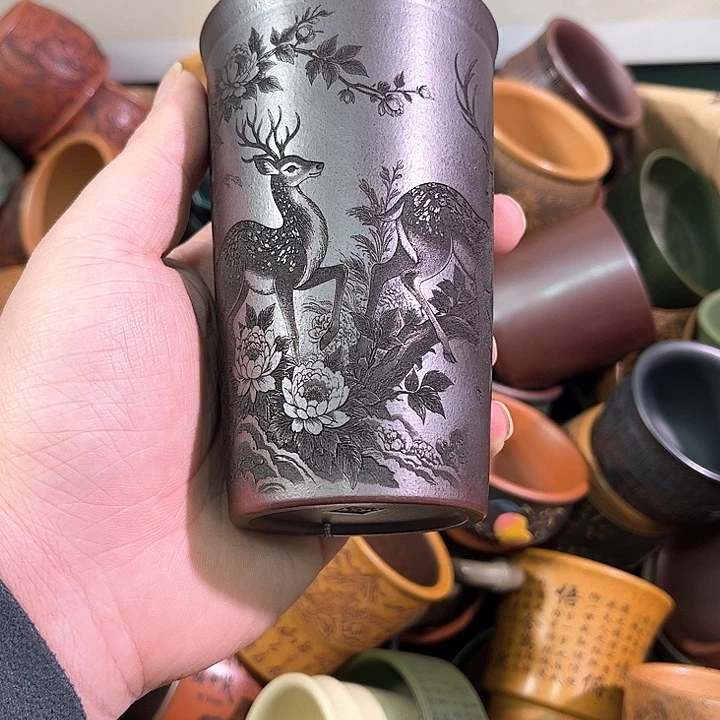 茶杯紫砂全手工紫砂主人杯