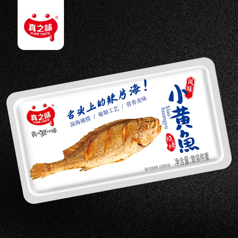 PURE TASTE/真之味即食22g小黄鱼日式风味烧烤味休闲零食解馋小吃