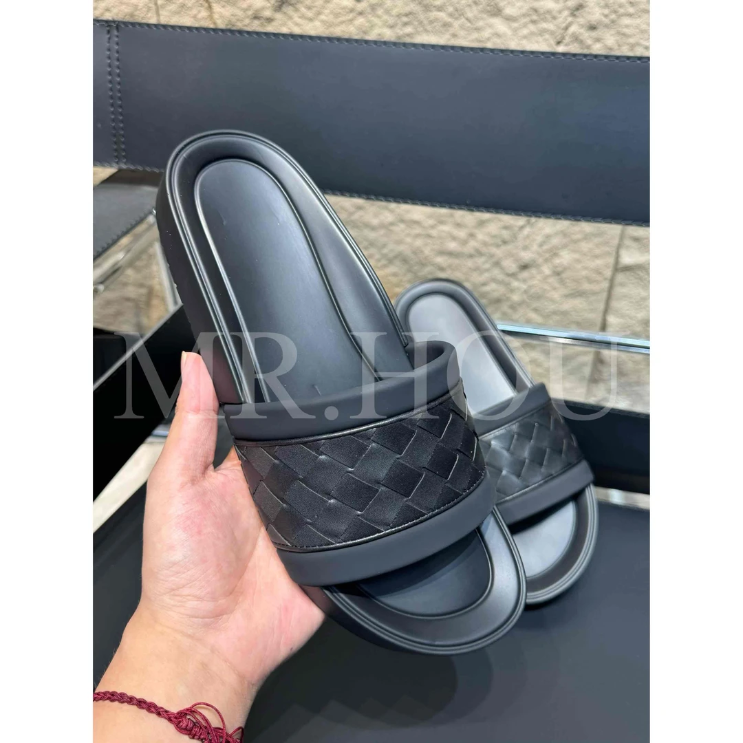 【BGSD】B*V平替风商务休闲百搭编织牛皮拖鞋时尚百搭大气