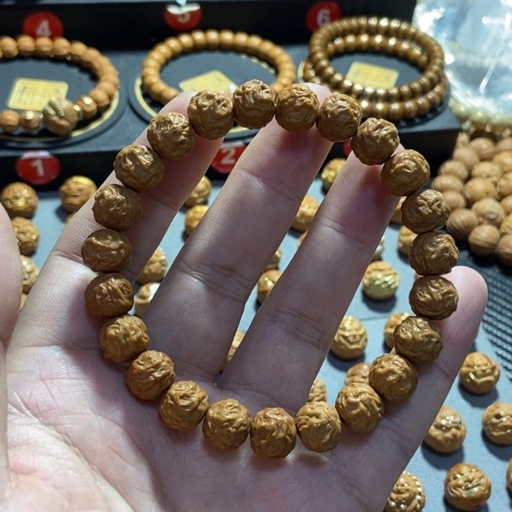 把件猴头核桃游龙