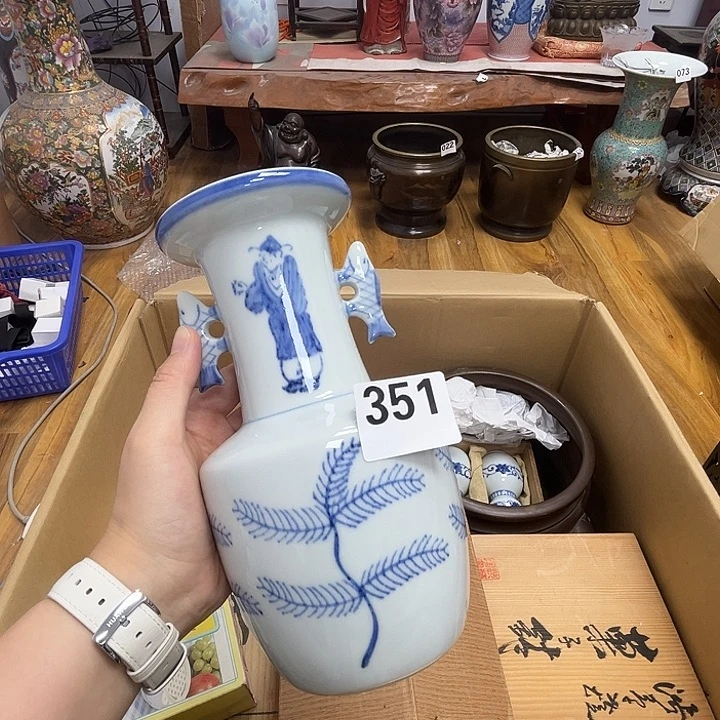 瓷片呀工艺品摆件瓷器摆件正能量