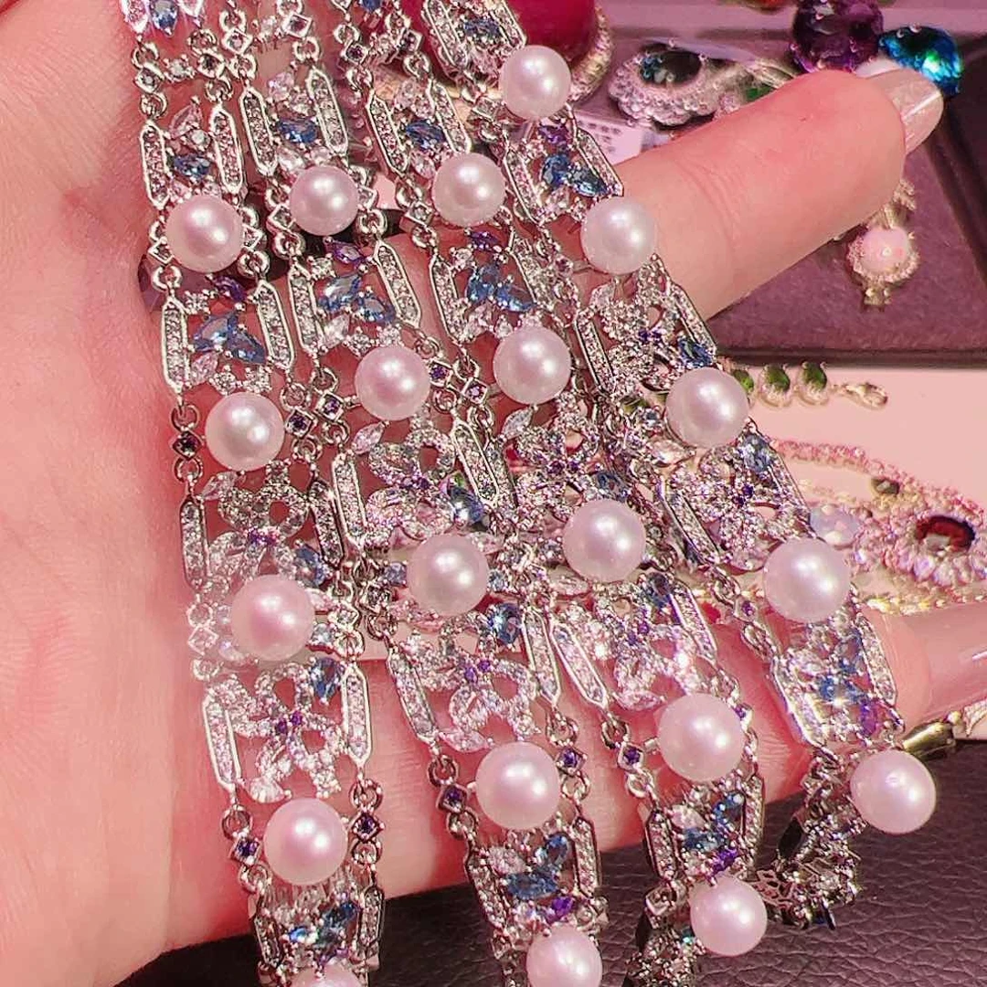 淡水珍珠手链多样性发一条未镶嵌