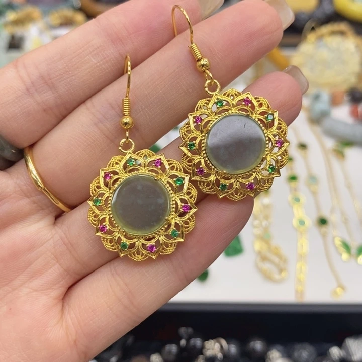 未镶嵌翡翠耳饰耳坠6