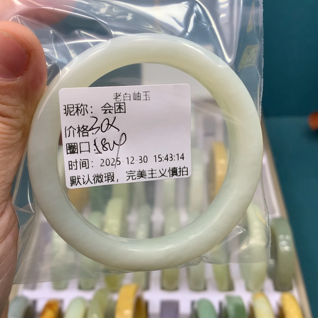 会***困蛇纹石玉未镶嵌手镯