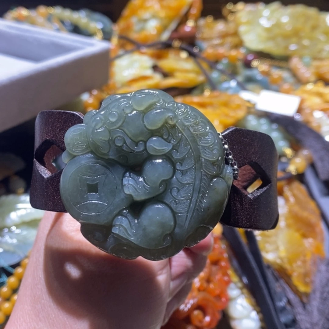 【闪购商品】岫玉毛衣链未镶嵌