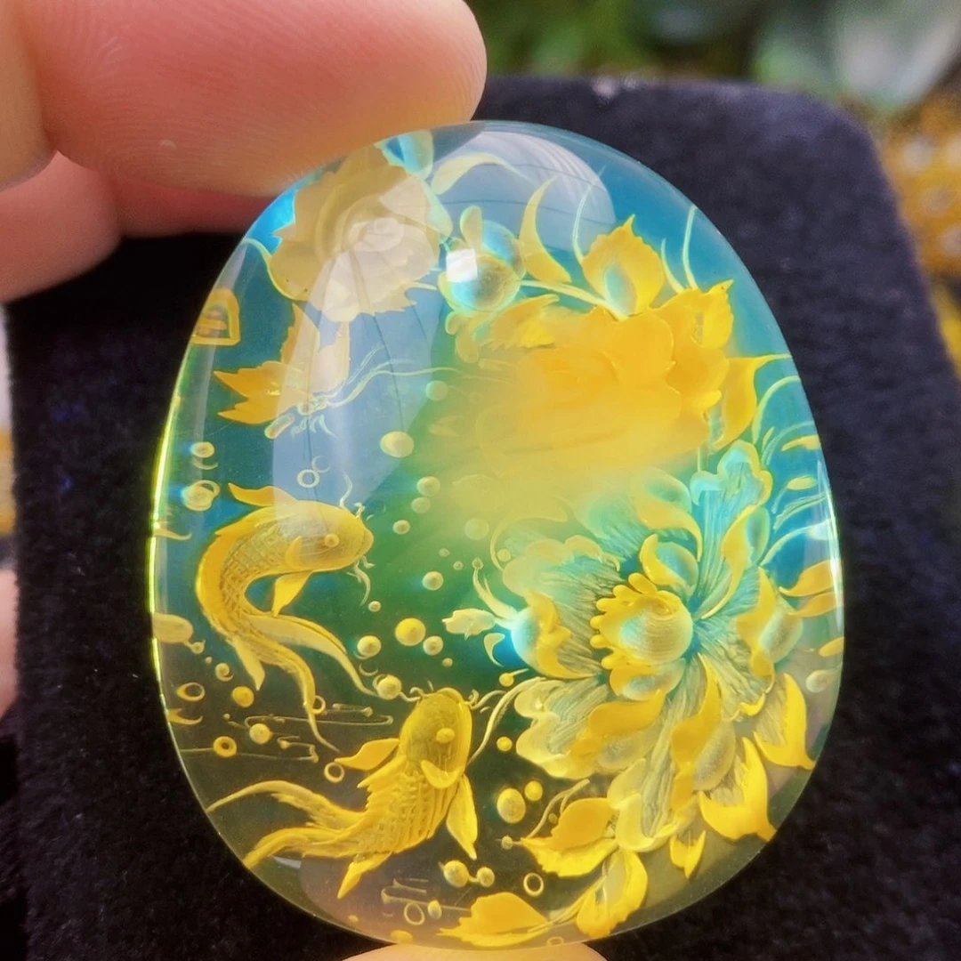 【闪购商品】金珀吊坠(不含链)未镶嵌