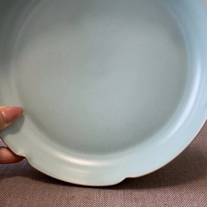 瓷片葵口盘一一一一一一一一一暇