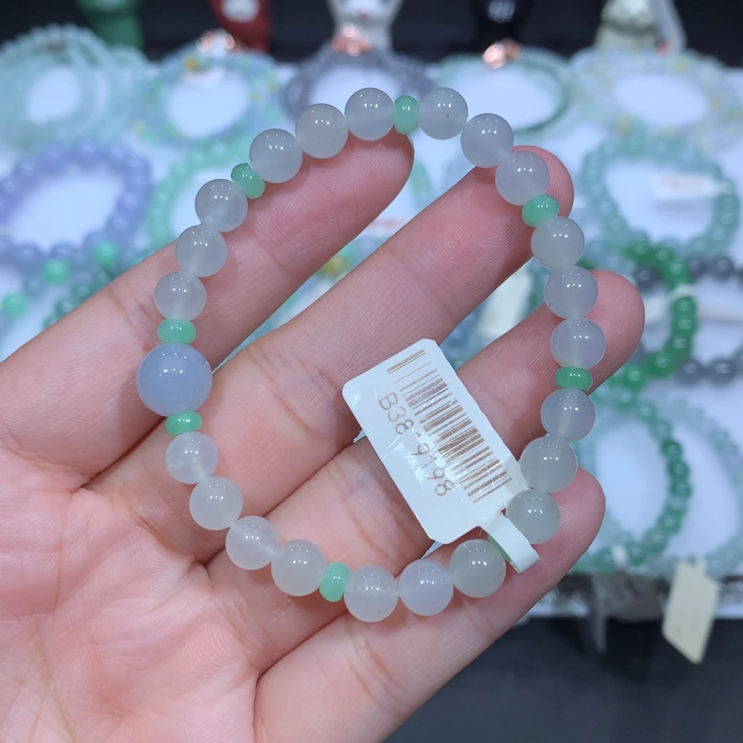 翡翠未镶嵌手串天然