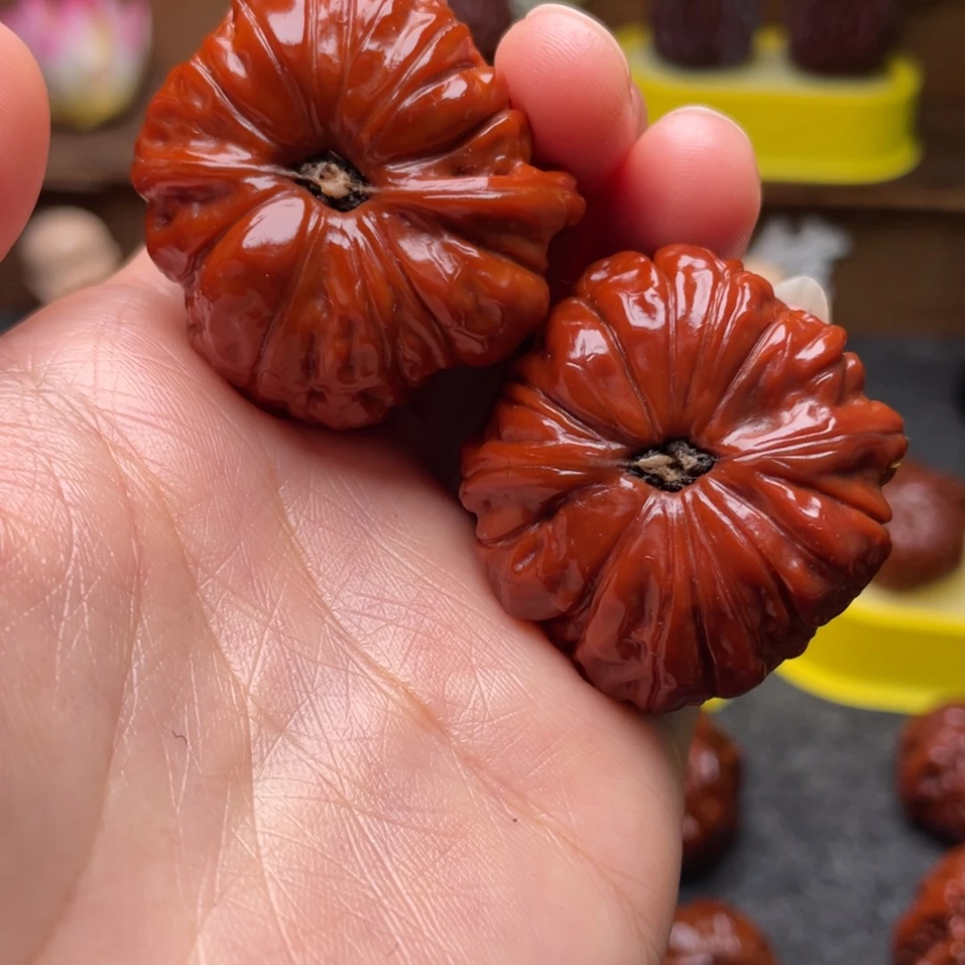 文玩核桃吊坠文玩核桃 手把件 南瓜墩 40