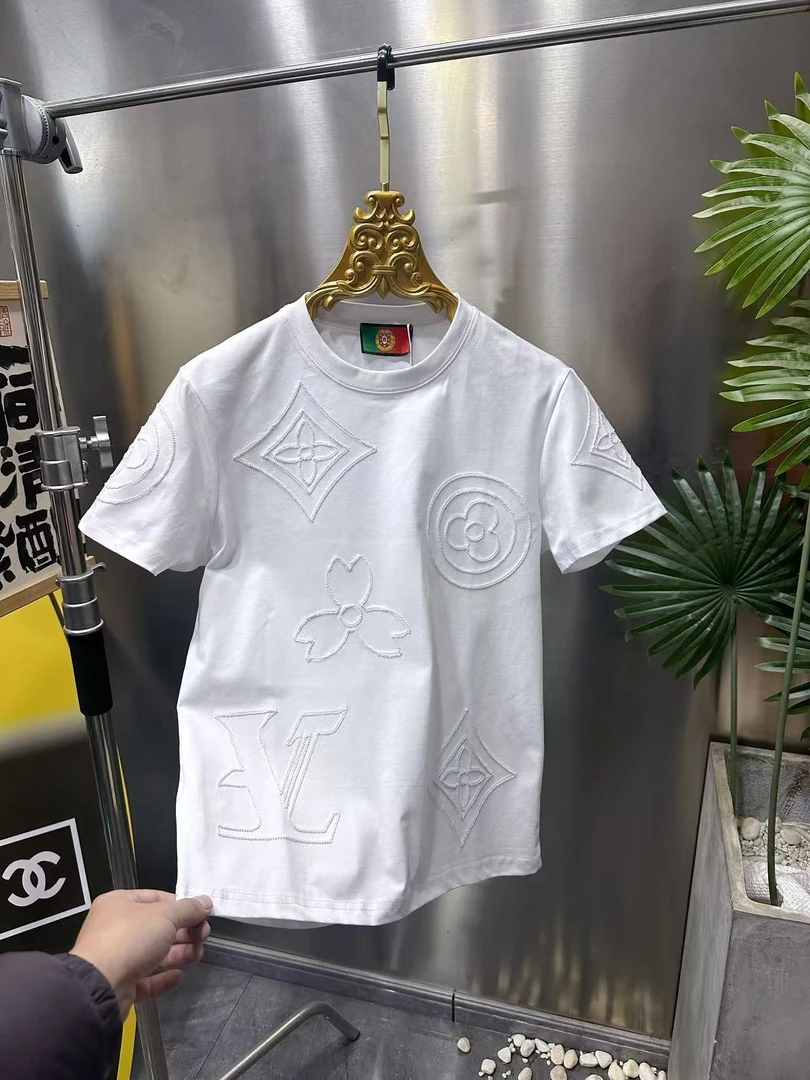 XIANGCHAO/鑫昂潮男士夏季新款轻奢时尚百搭网红潮流修身T恤K16