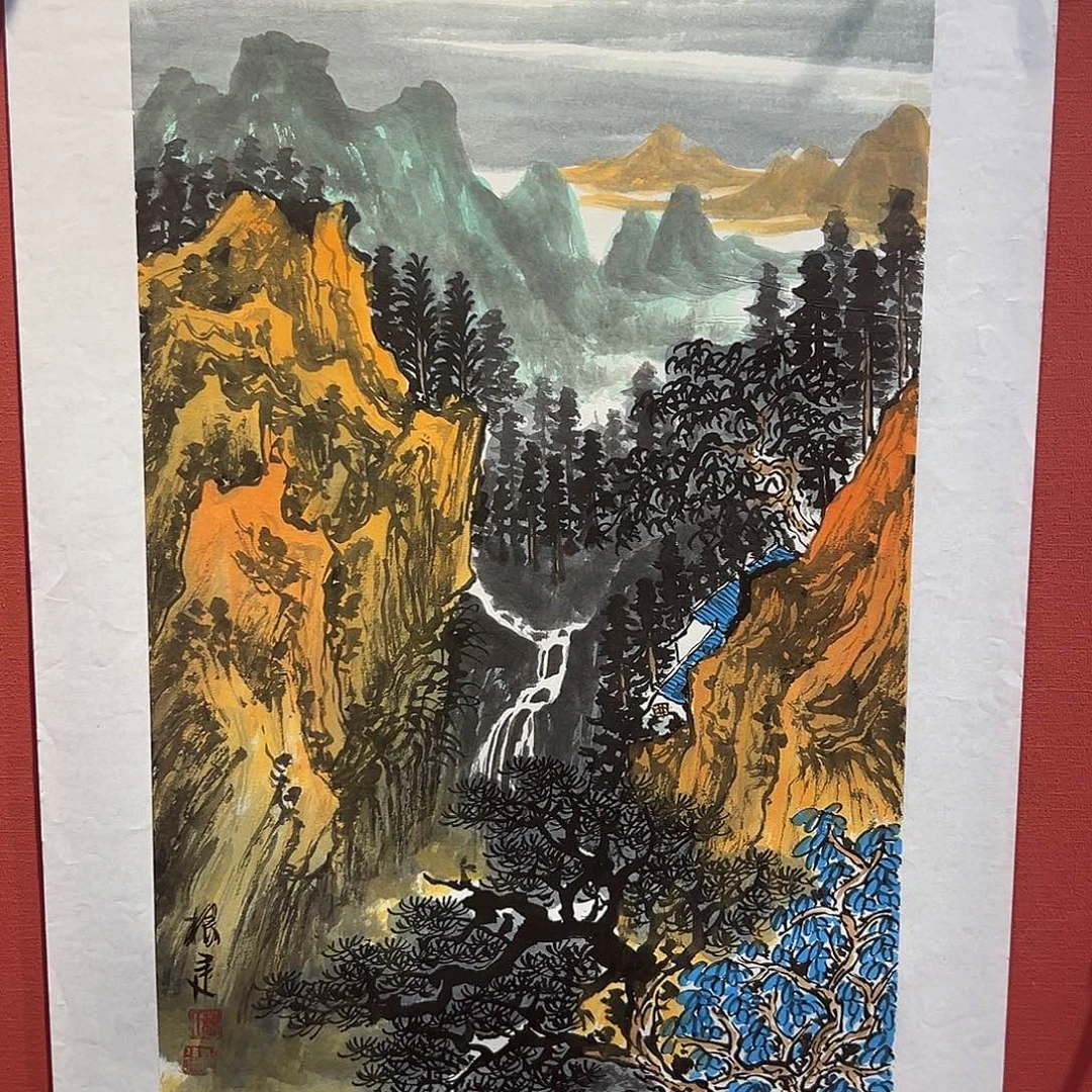 国画曹根建国画作品