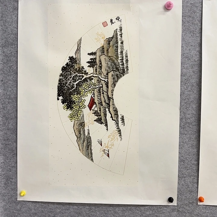 国画花鸟等多种鸟类的栖息