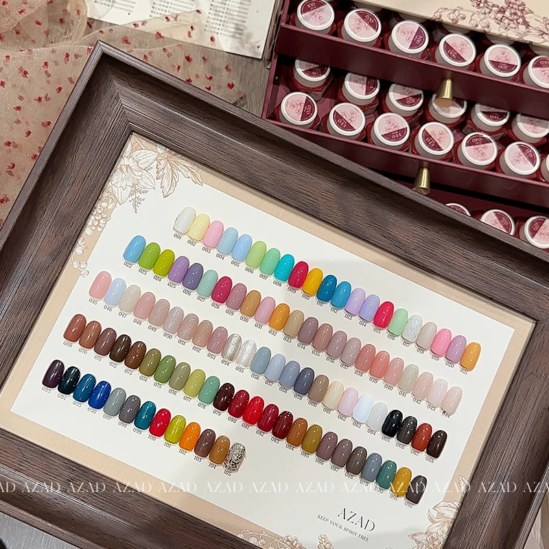 AZAD105色甲油胶一色一备案美甲店可用
