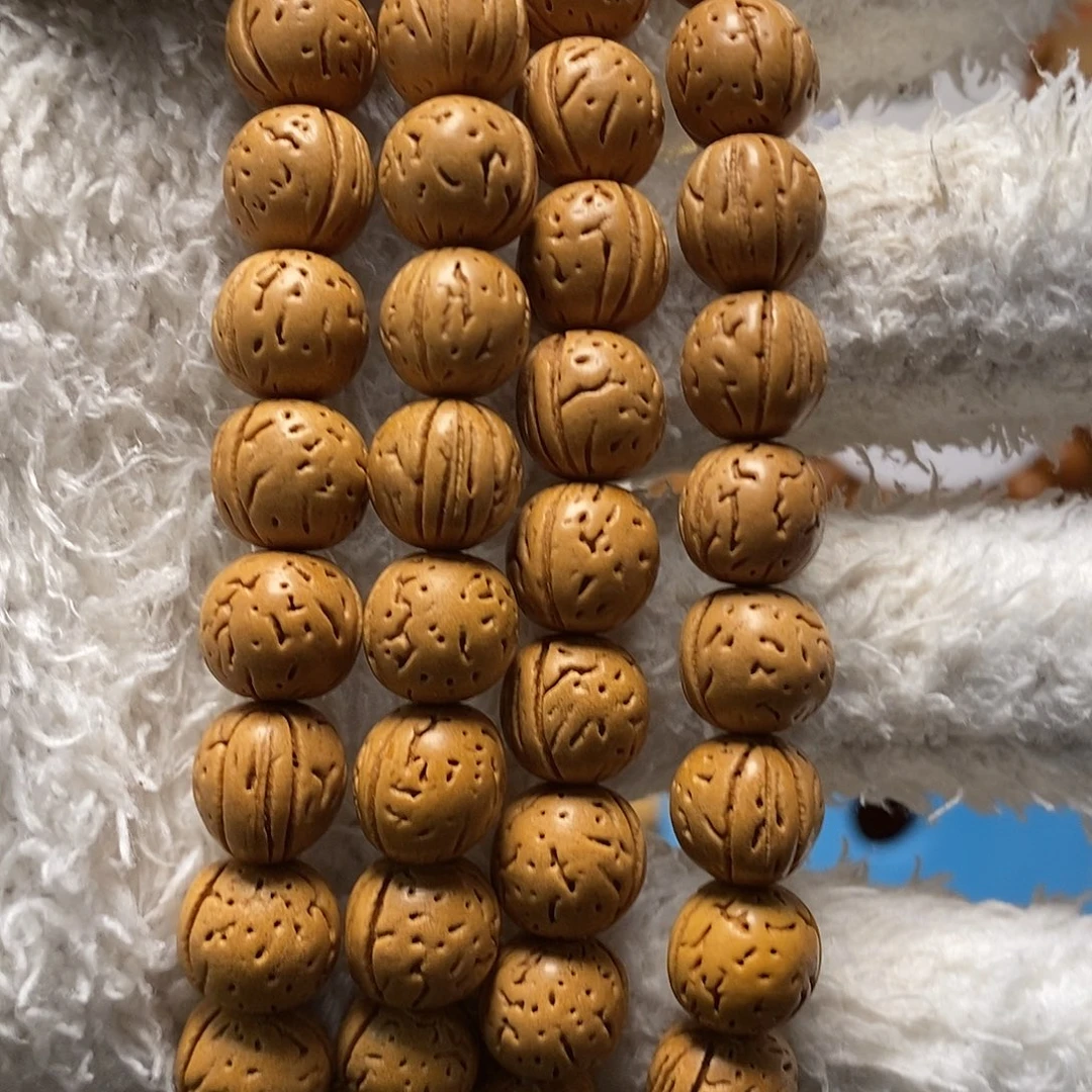 桃核野生小尺寸脖挂110颗