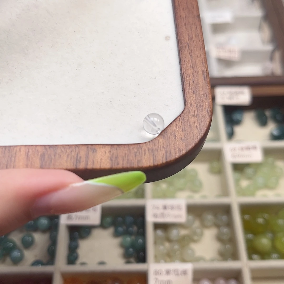 未镶嵌珠宝半成品水晶白水6mm