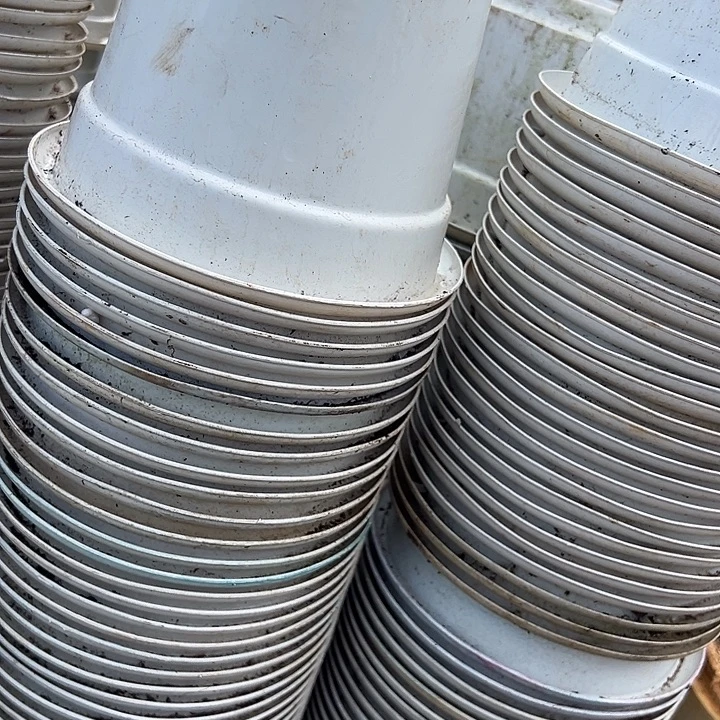 白色圆盆口径16高12发25个