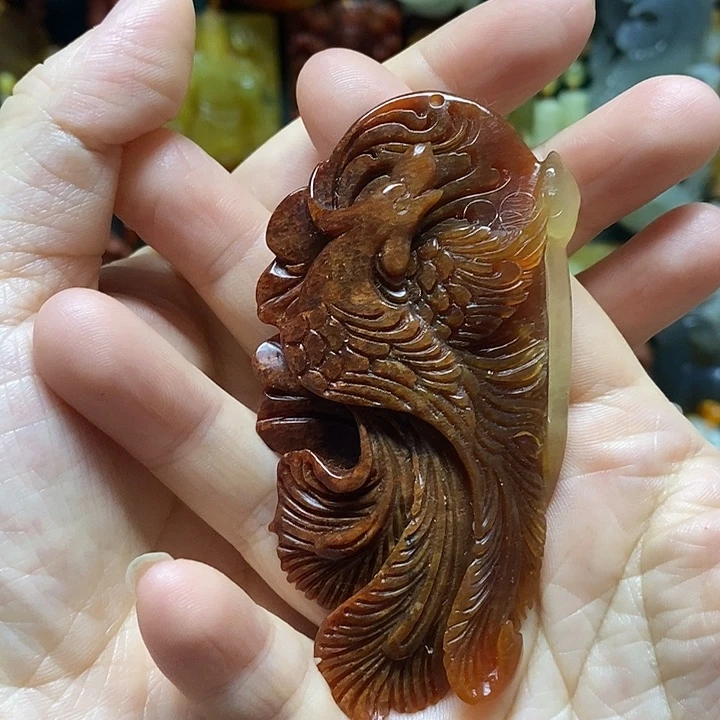岫玉未镶嵌吊坠(赠链)