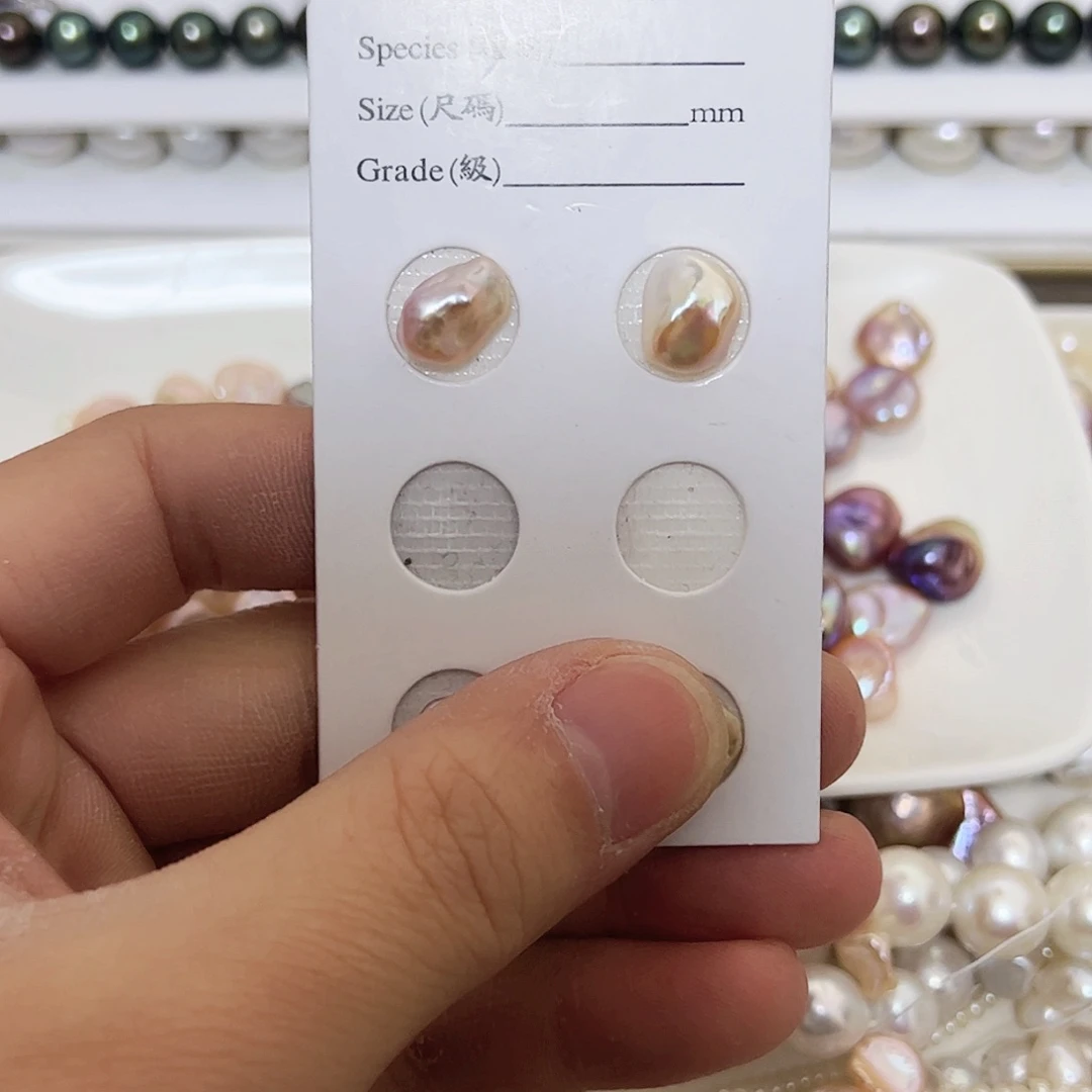 淡水珍珠耳饰银S925镶嵌星**璨