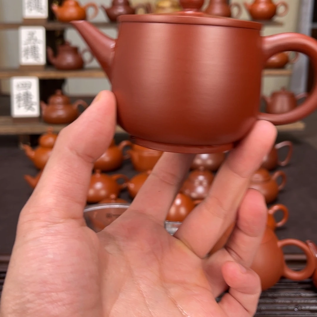 爱***赵茶壶紫砂小瑕汉瓦140cc