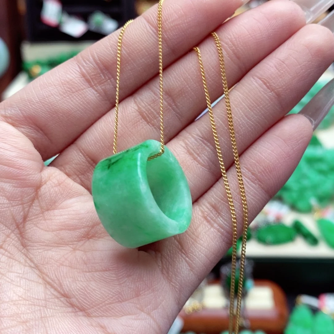 颈饰未镶嵌翡翠翡翠吊坠