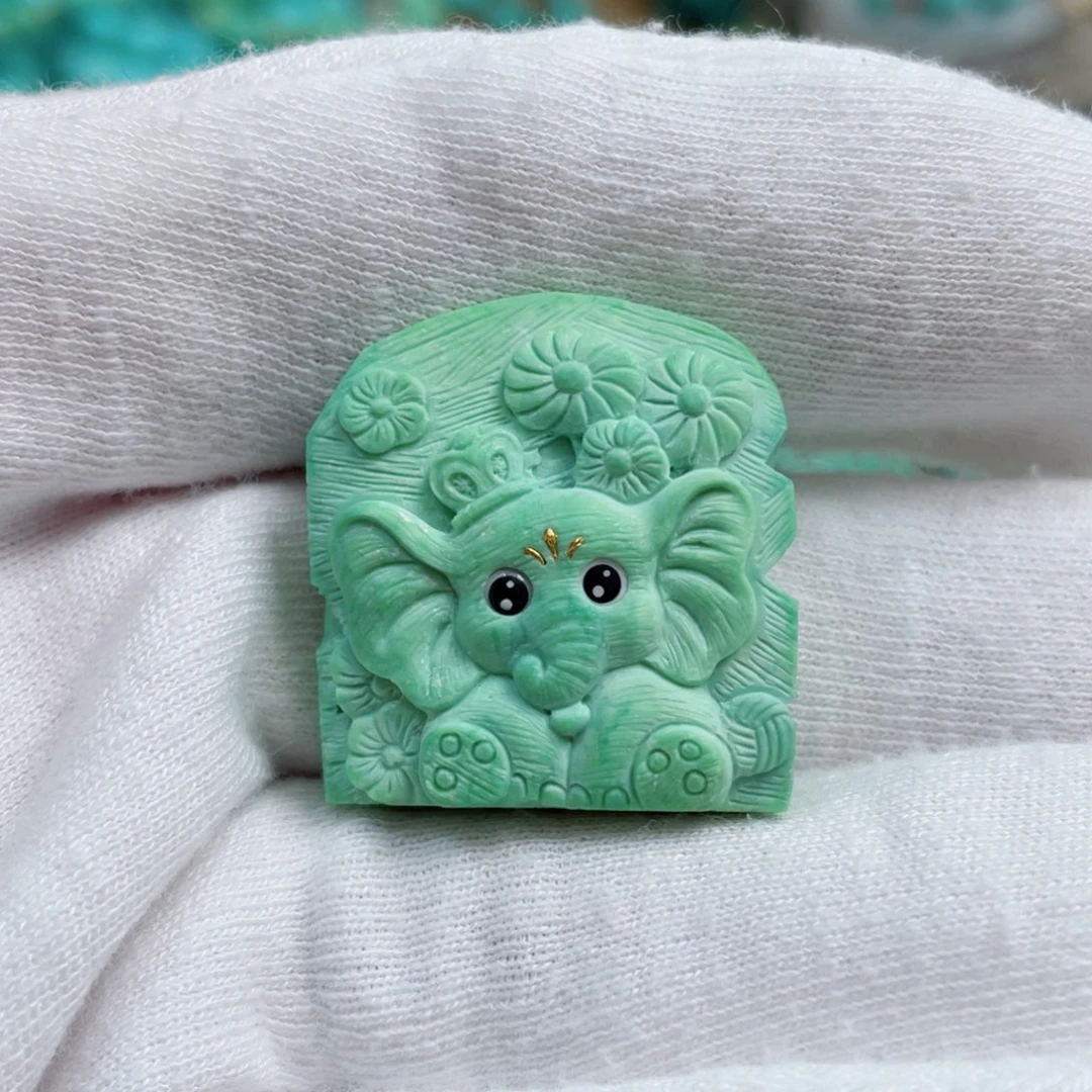 绿松石珠宝奇石未镶嵌