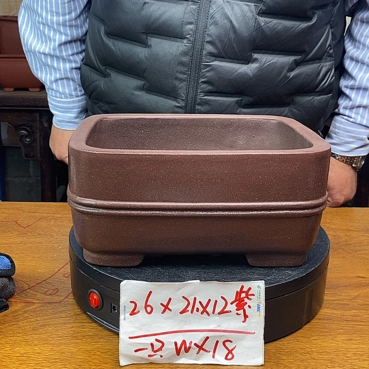 紫砂花盆货号一只WX18