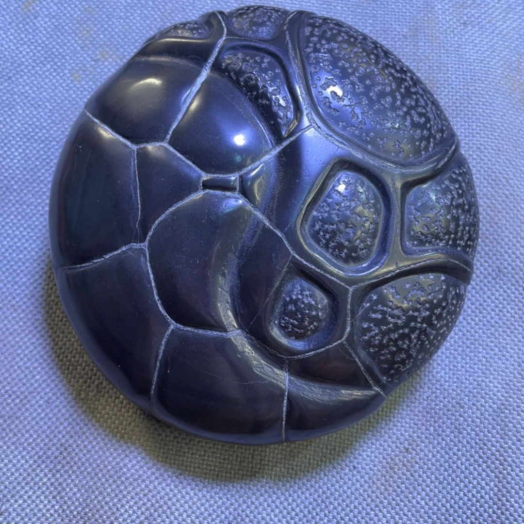 核桃手串/手链乐*@龟纹石双面满文太极