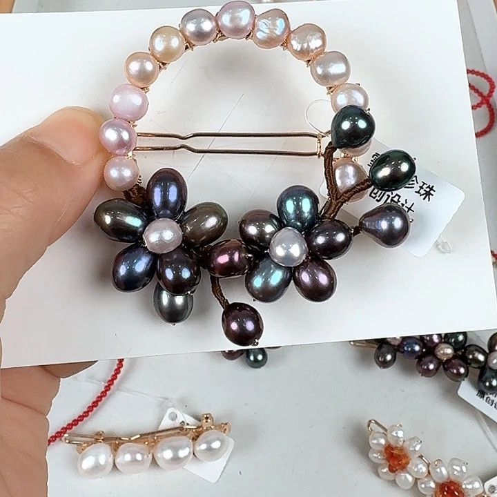 发饰未镶嵌淡水珍珠