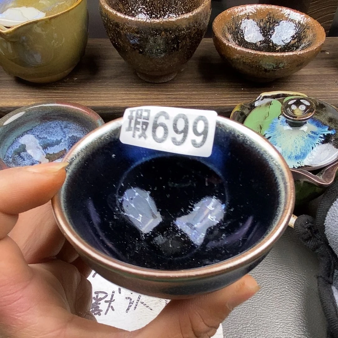 茶盏微瑕建盏主人杯子