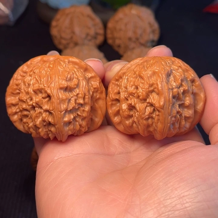 把件文玩核桃白狮子46