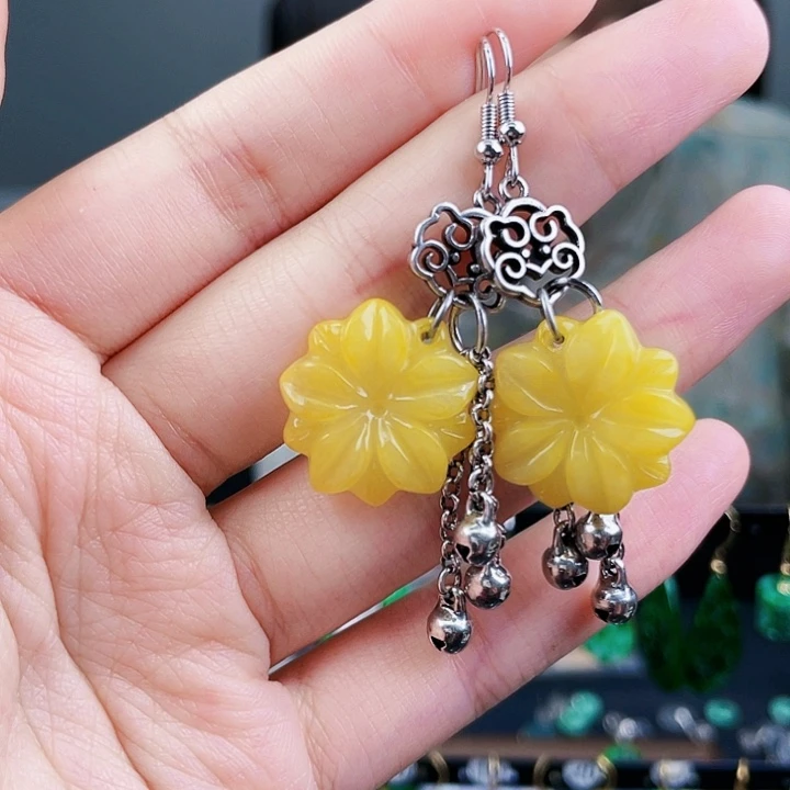 翡翠耳饰未镶嵌饰品