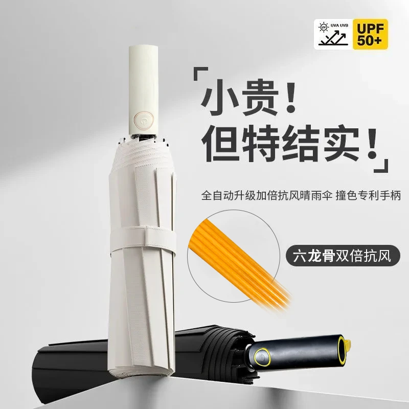 全自动雨伞等效380骨抗风暴加固加厚通用防晒防风晴雨伞防紫外线