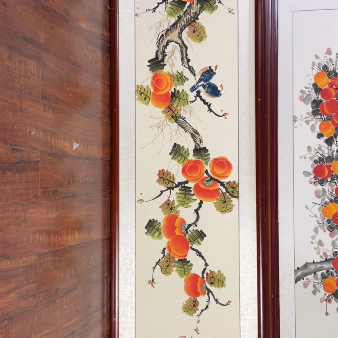 国画带框尺寸48*163厘米