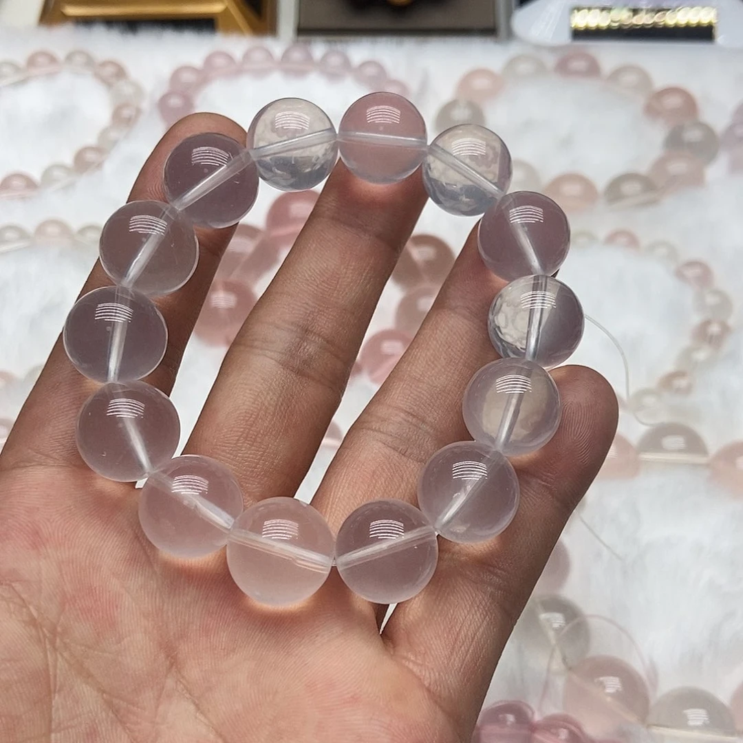 水晶手链未镶嵌豆*菜默认微瑕