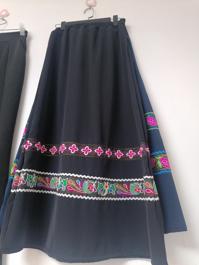 A字裙显瘦显高半身裙中长裙民族服饰自产自销