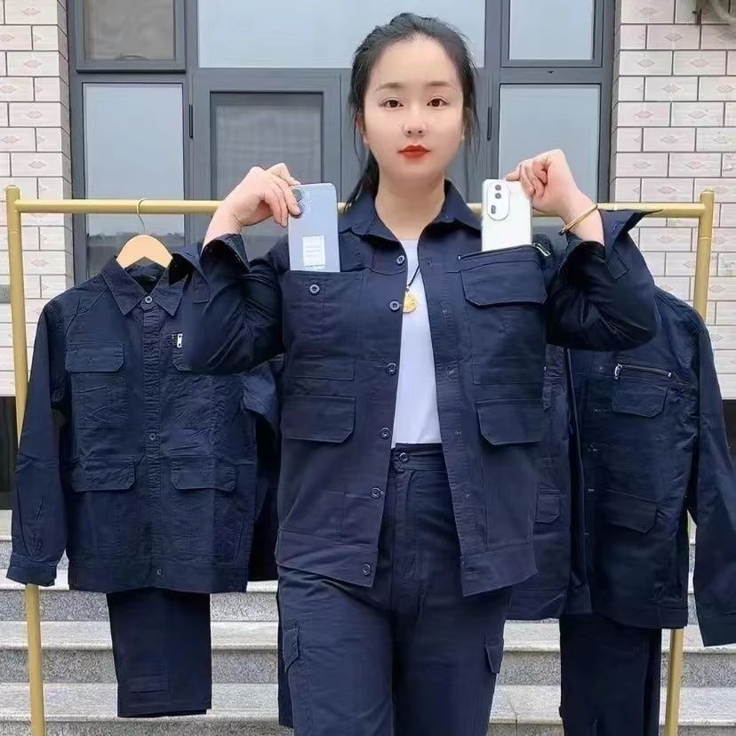 650款春夏薄款工作服套装防烫耐磨套装