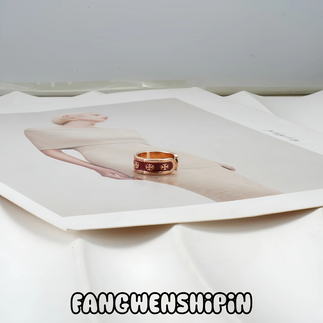 铜合金锆石戒指 【镀K金】5482【开口可调节】