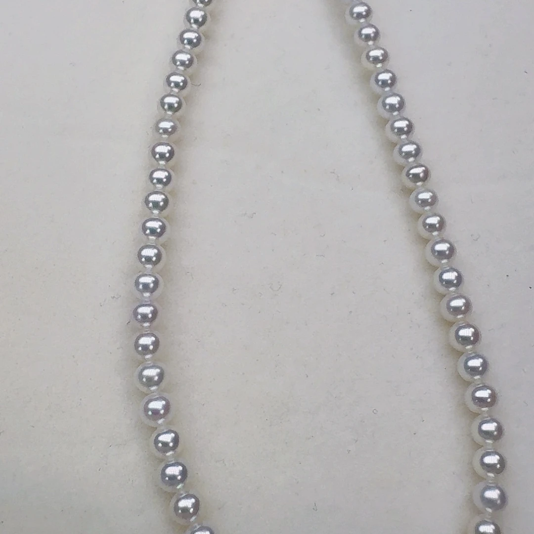 淡水珍珠银S925镶嵌颈饰