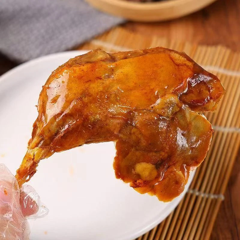 盐焗香酥鸭腿真空熟食即食休闲卤味深夜下酒小零食-+